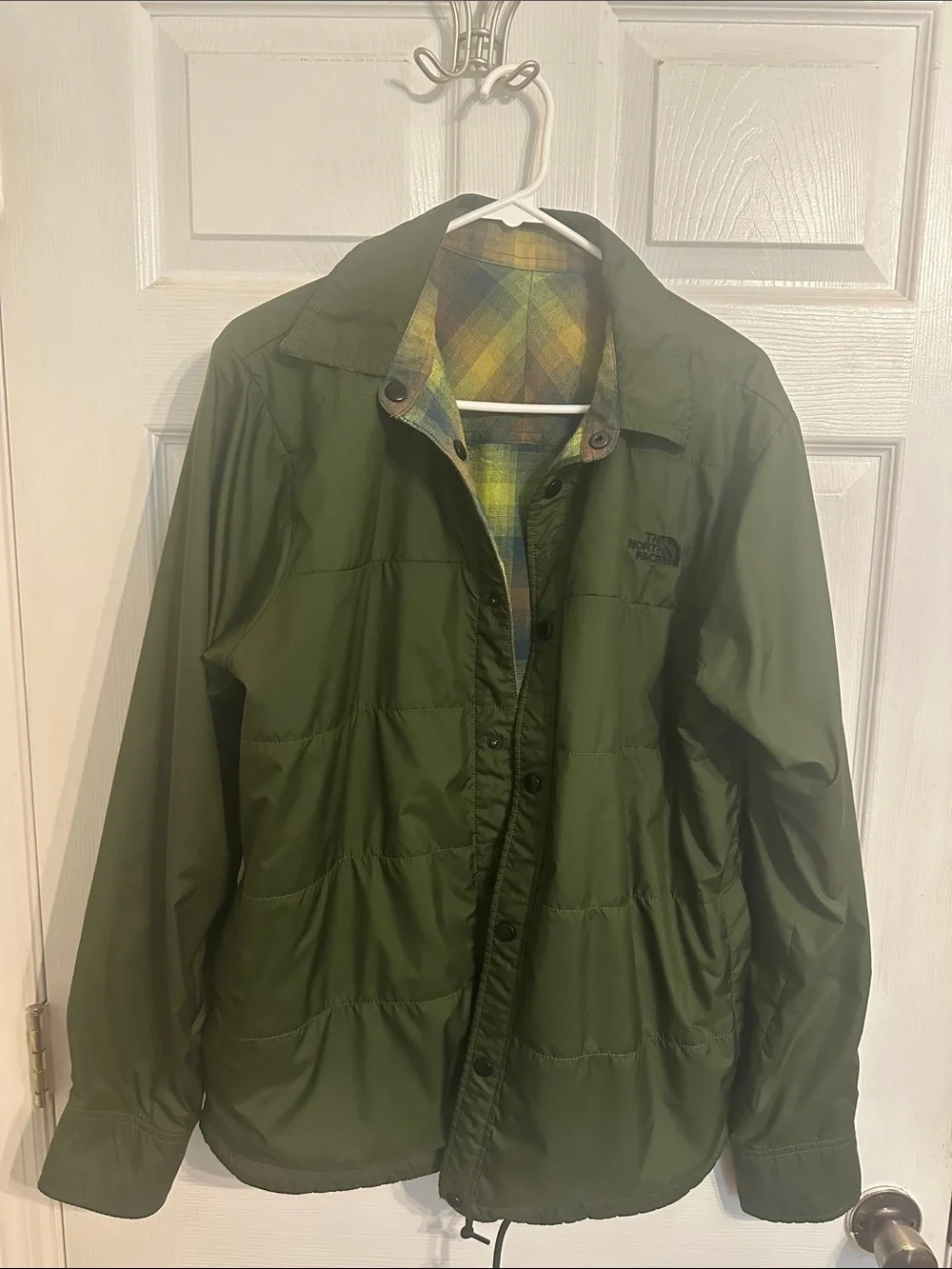 The North Face Men's Olive Green Reversible Jacket